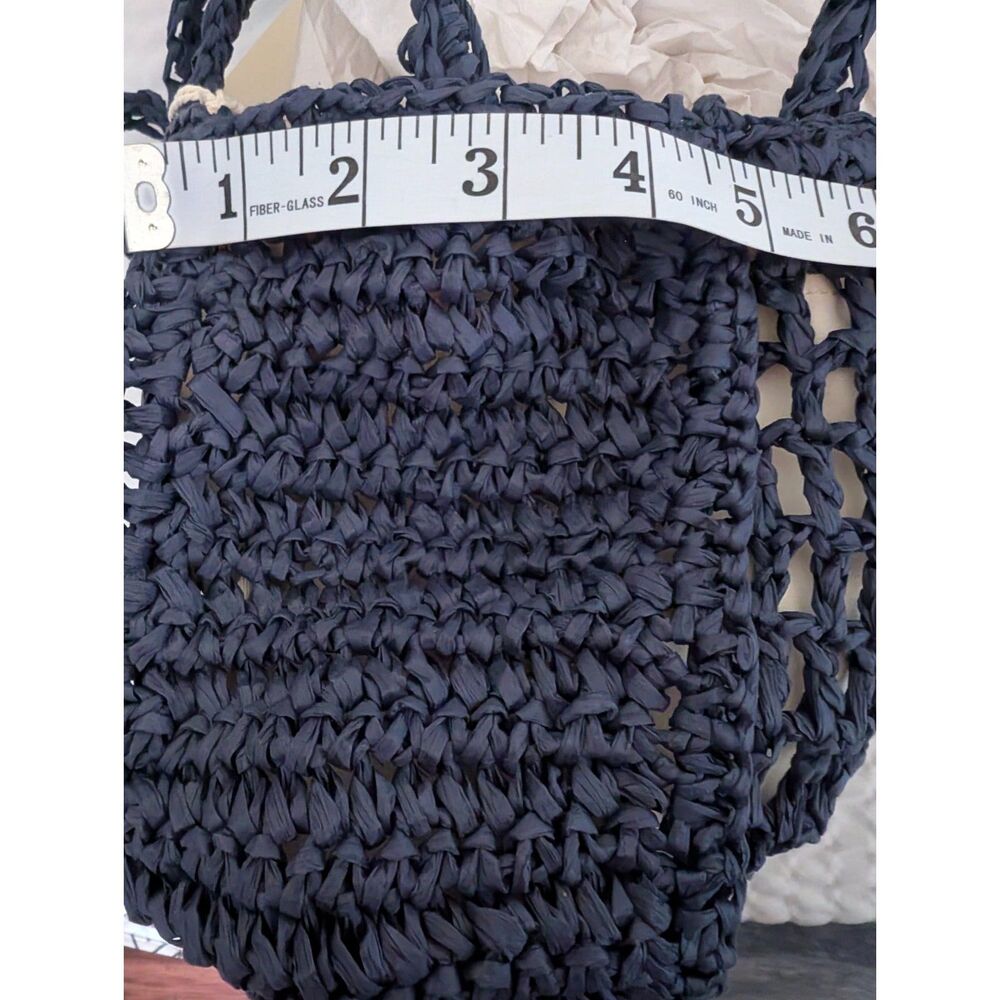 Universal Thread Blue Crochet Crossbody Bag NWT - Picture 5 of 7